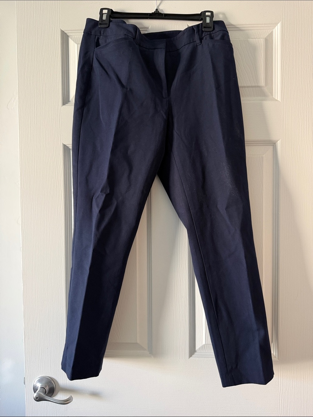 White House Black Market Navy Straight Leg Dress Pants